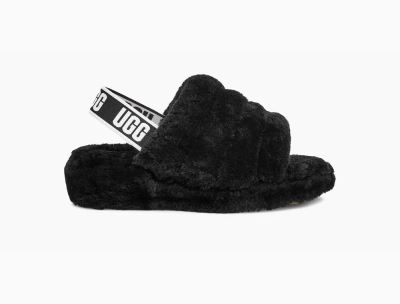 UGG Fluff Yeah Slide Slippers for Womens - Black India